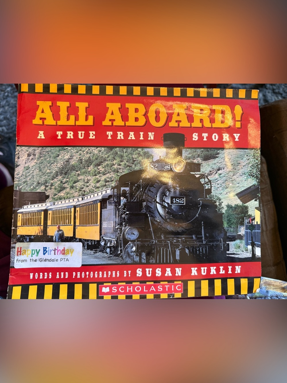 Scholastic All Aboard! A True Train Story-Paperback